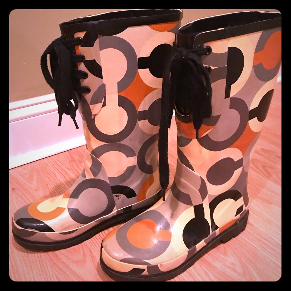 Coach Rainboots